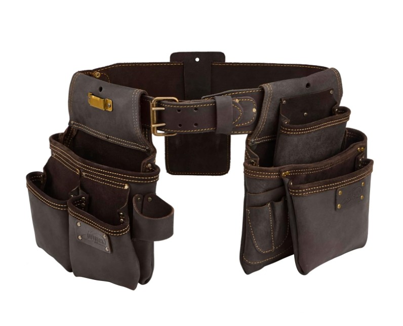 4 Piece Carpenter Tool Belt and Tool Rig Set – OX-P263604