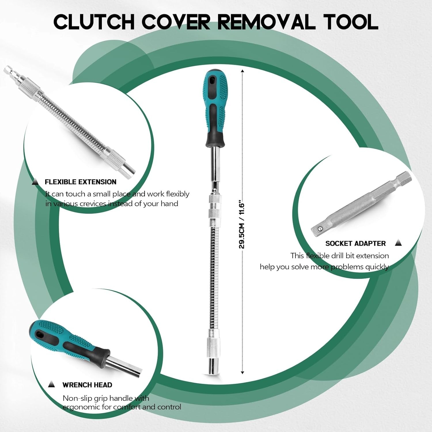 Ergonomic Belt Changing and Clutch Tool Set for Polaris RZR & Sportsman Models