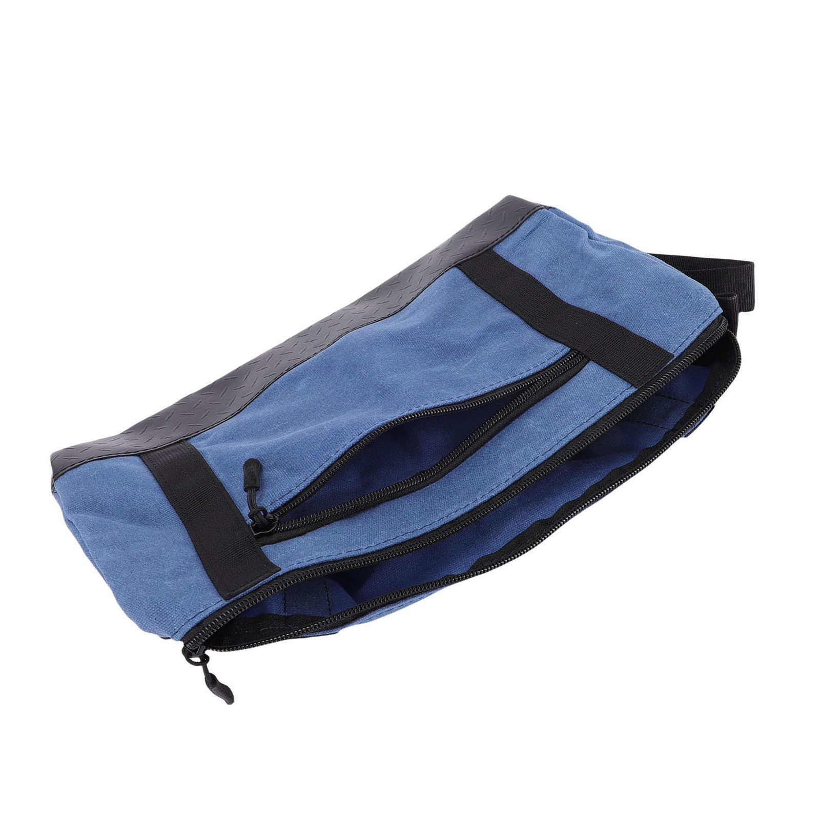 Canvas Wide Mouth Tool Bag Versatile For Gardeners Blue/Black Easy To Use