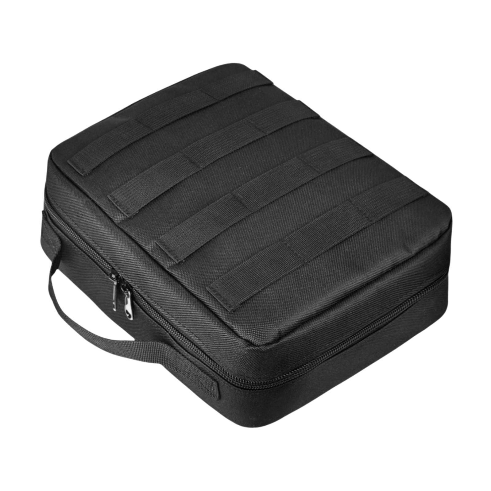 Tool Storage Bag Tote with Compartment Elastic Band with Handle for Mechanical