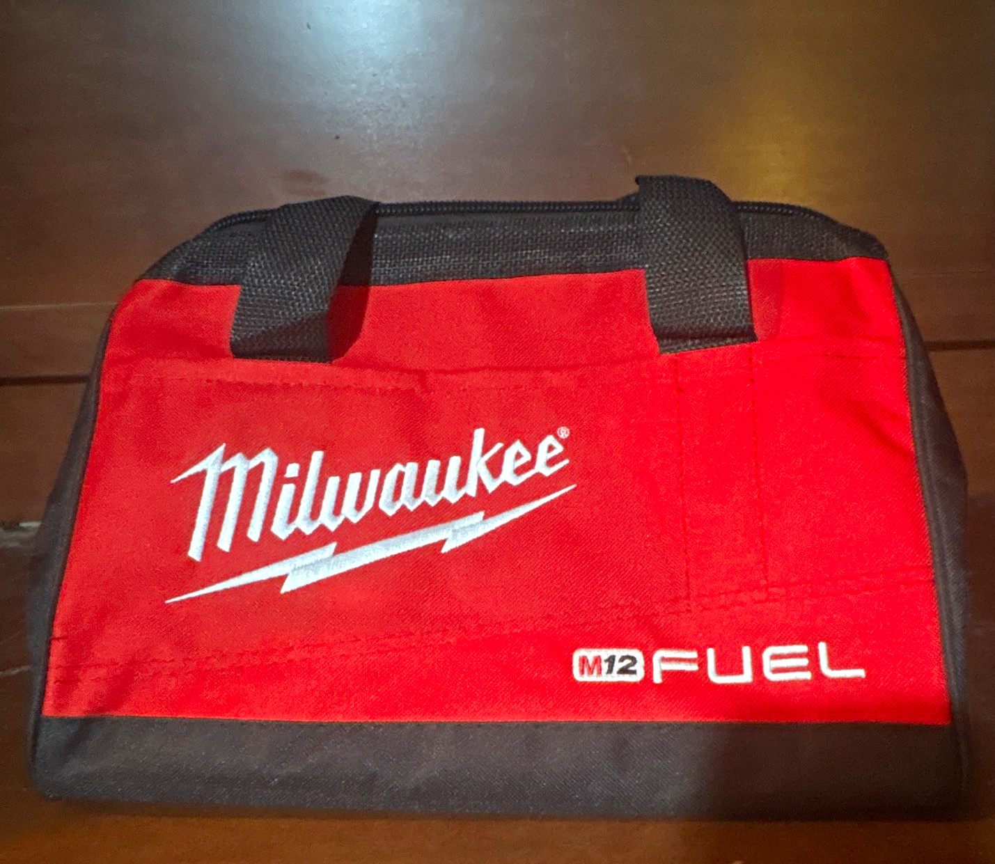 Milwaukee M12 FUEL Red/Black Fabric Tool Bag w/ Handle (1 Item)