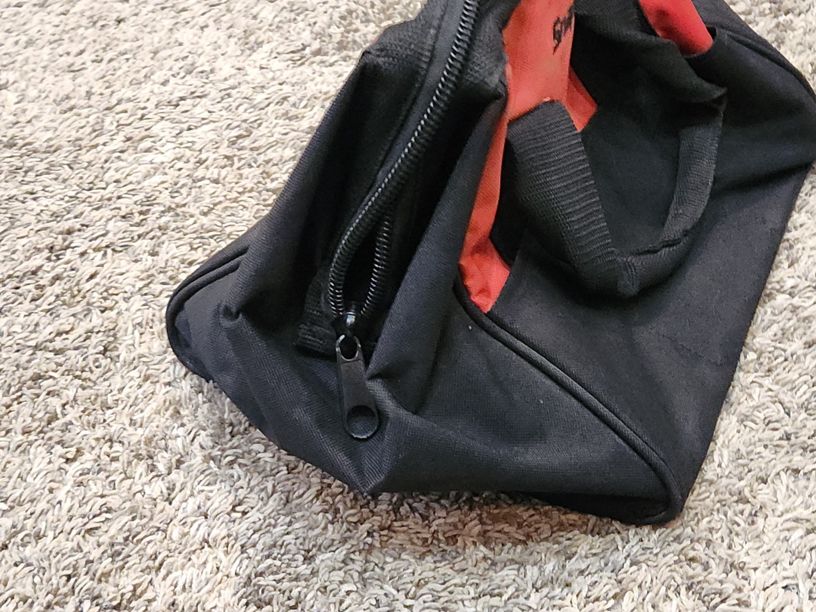 Snap-on Tools Red Tool Bag Canvas Drill Storage Multiple Pockets