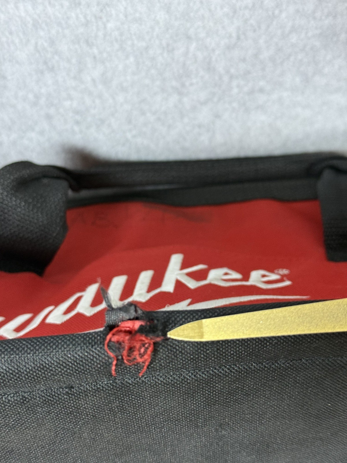 Milwaukee Tool Bag Lot of 3 Red Black M18 Fuel Contractor Bags Small Medium Larg
