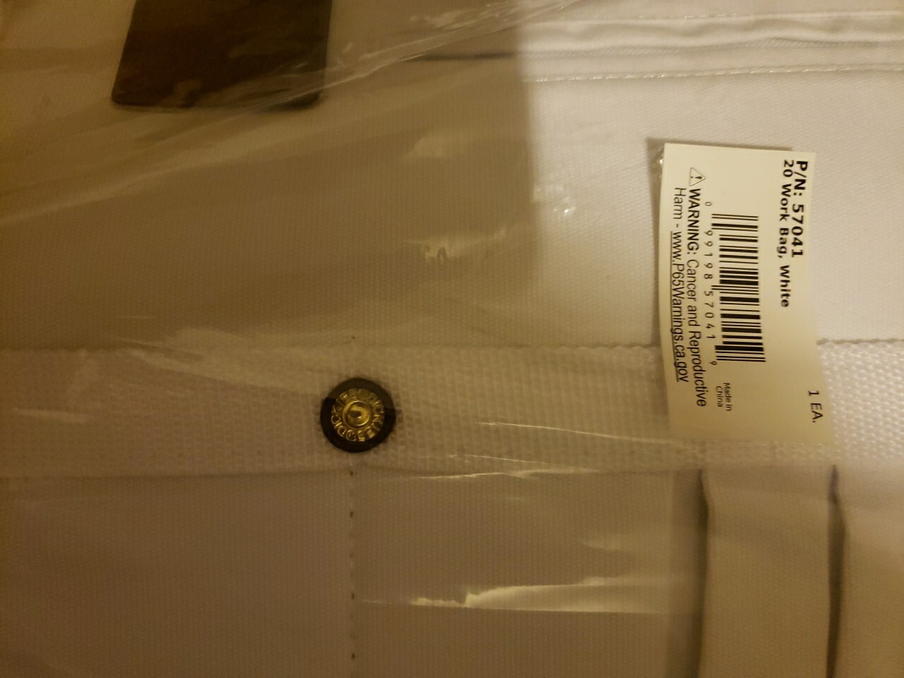 DICKIES BAG 20″ INCH WHITE P/N: 57041 NEW NIB WORK BAG