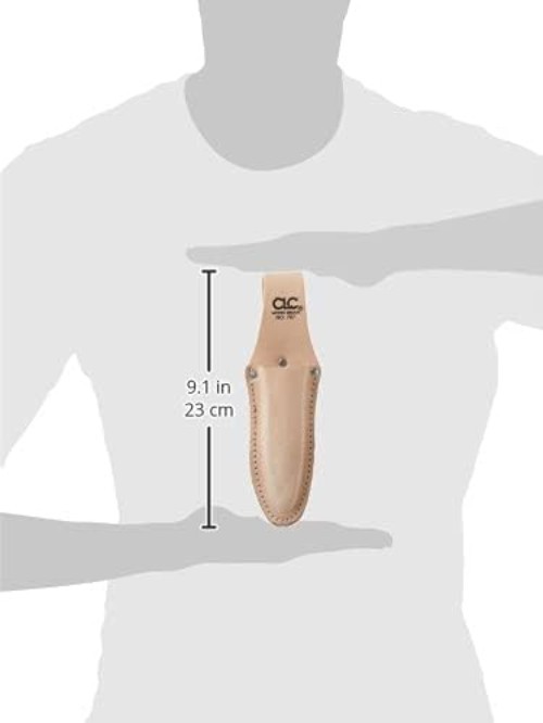 Luxurious Tan Leather Plier Holder – Secure Pocket for Tools Up to 10 Inches