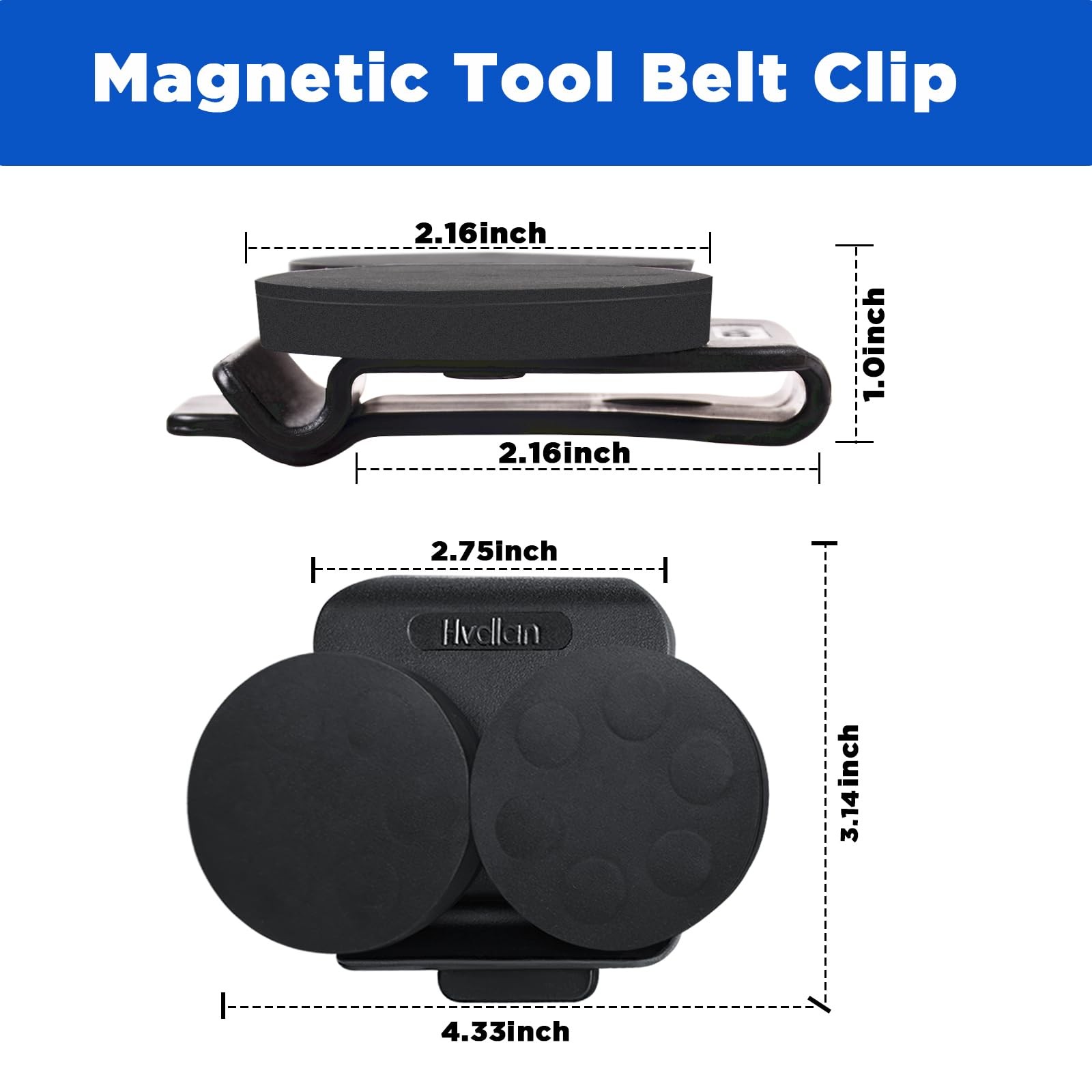 Magnetic Tool Holder，Heavy-Duty Magnetic Tool Holder for Belt Clip-On Belt Ma…