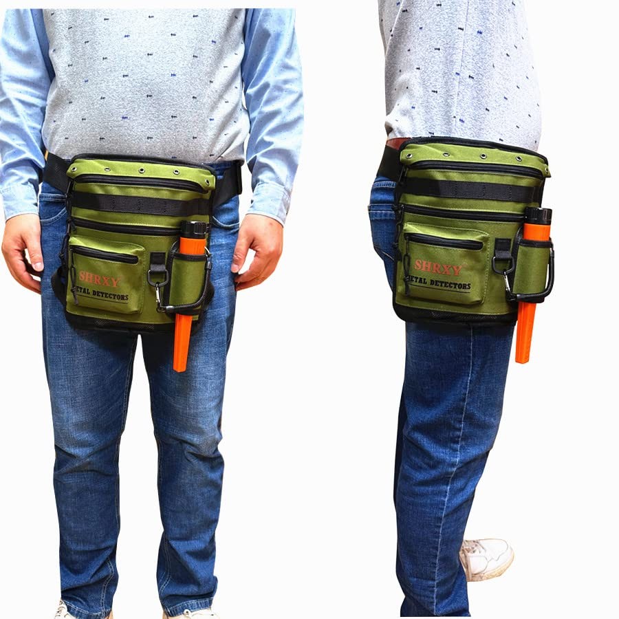 Pointer Metal Detector Find Bag Detecting Digger Tools Waist Pack coral