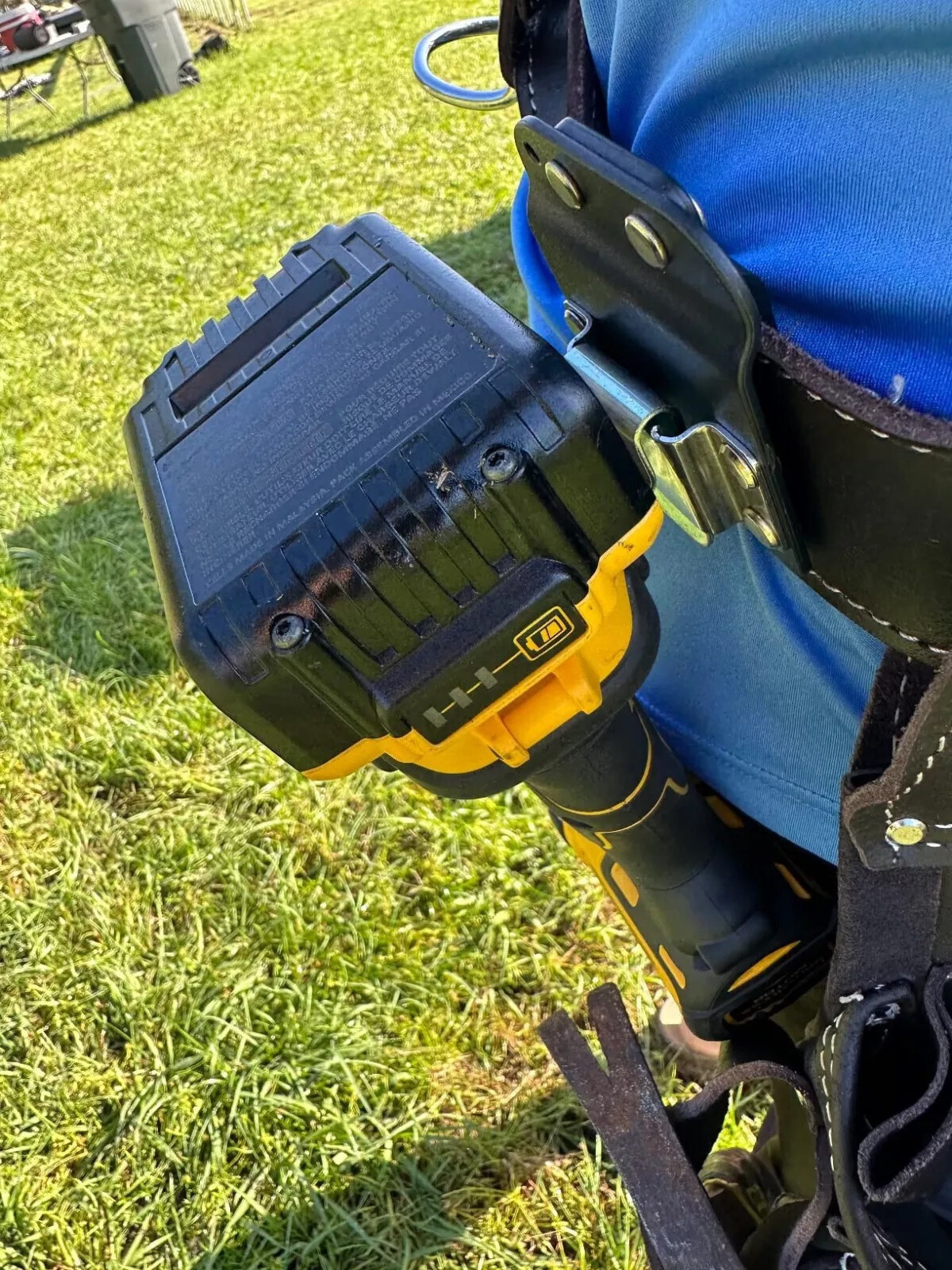 Portable Power Drill Holder Tape Measure Tool Belt Clip On Hook Waist Holster