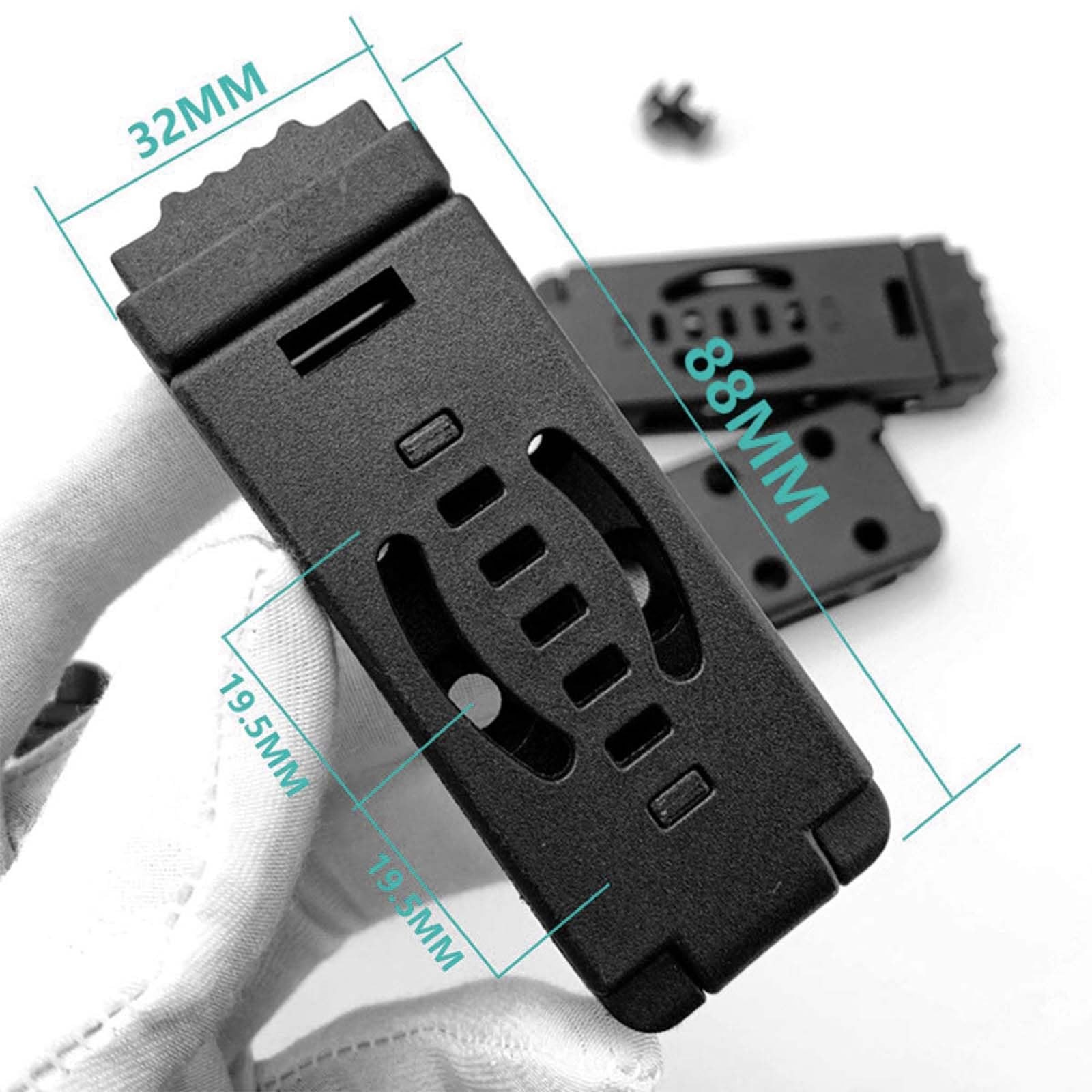 2-Pack Tactical Clip Holster – Universal Kydex Belt Sheath with EDC, Camping …