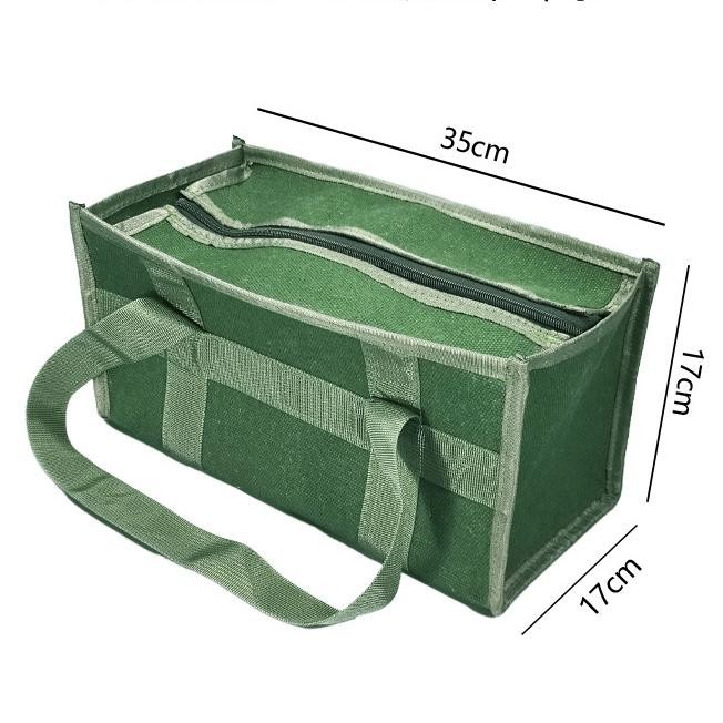 Multi Functional Canvas Tool Kit with Spacious Storage and Reinforced Stitching