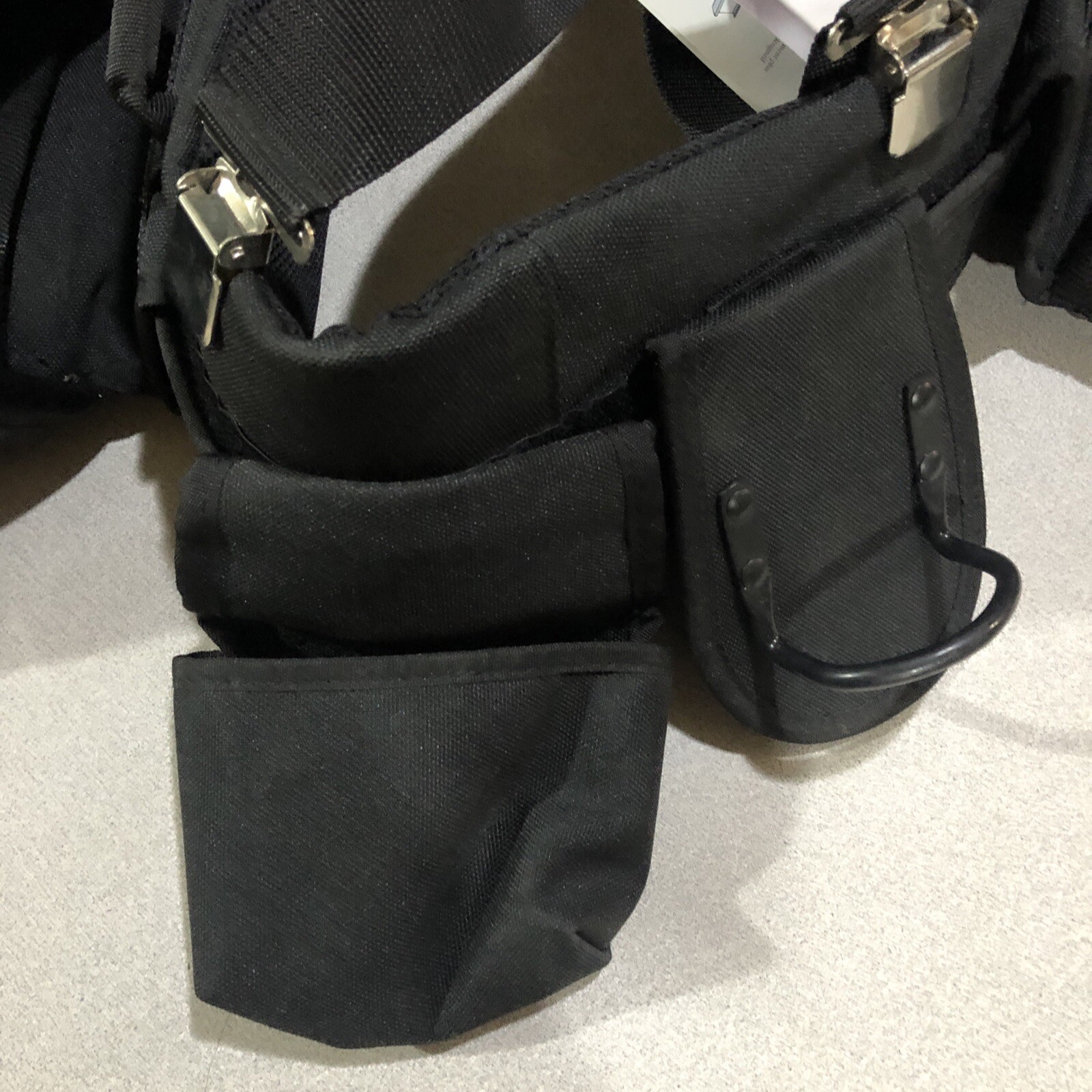 Duluth Trading Co Master Series Canvas Tool Belt Black w/ Suspenders Bird’n Lite