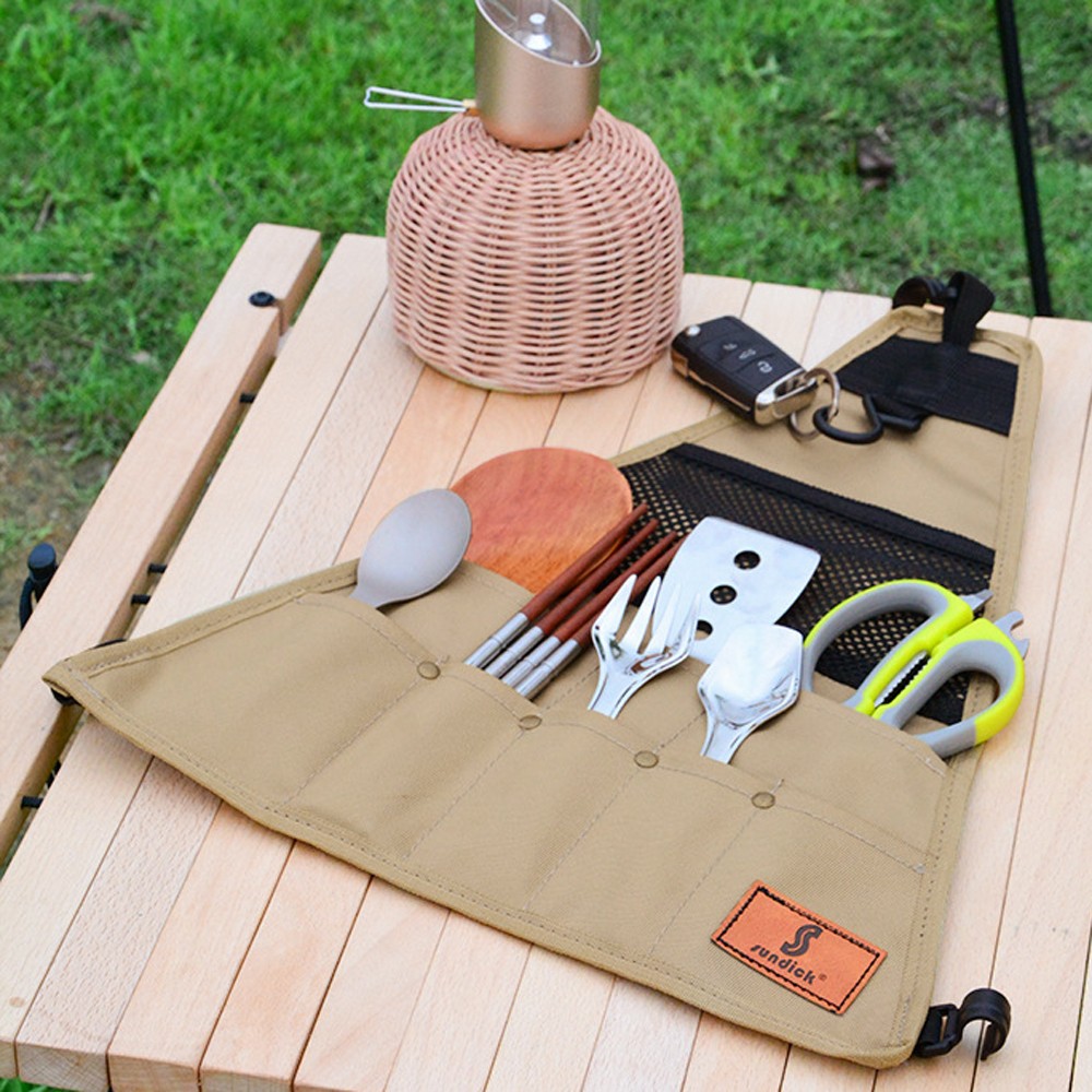 Outdoor Storage Bag Durable Multi-Pocket Organizer For Camping Easy To Use