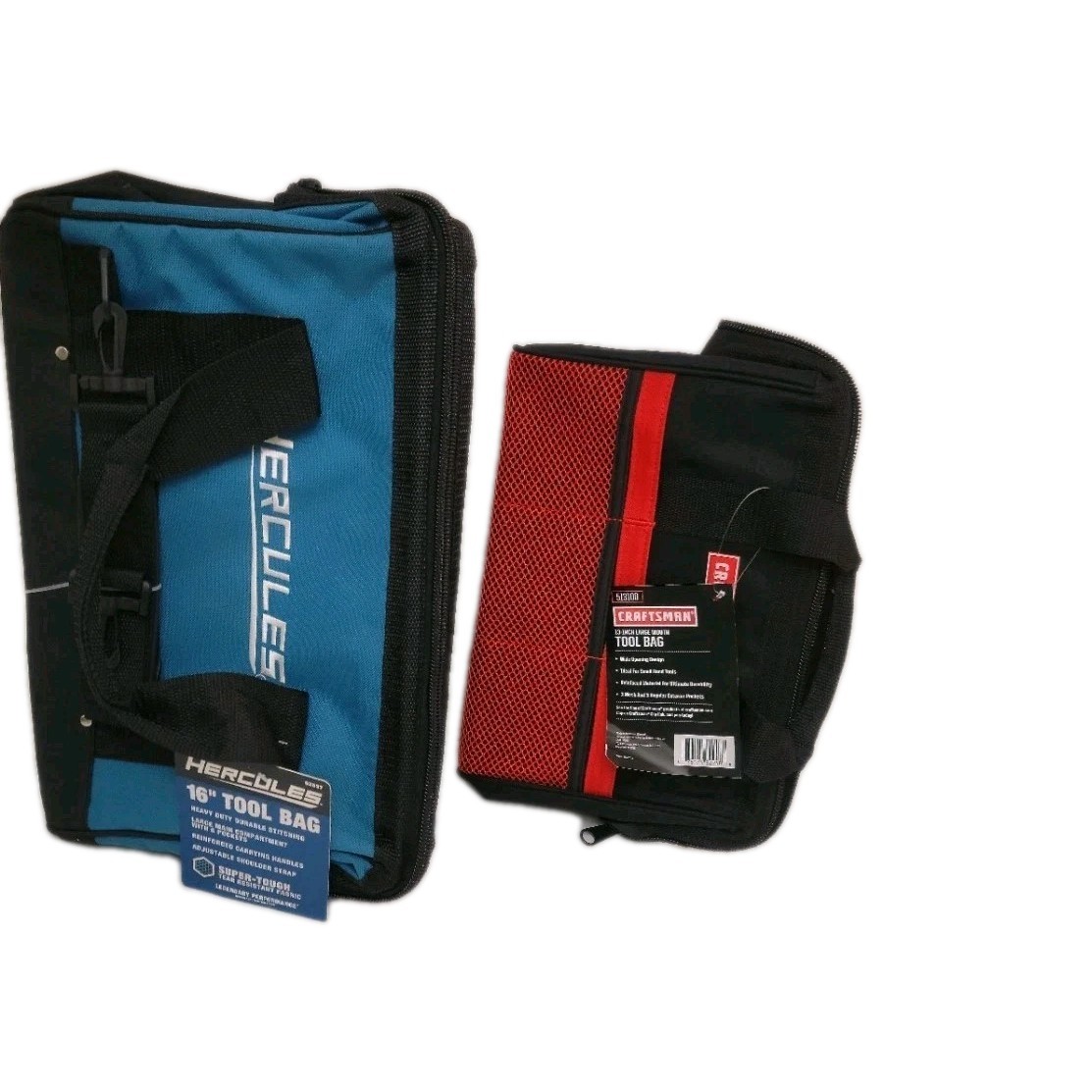 Two Tool bag Combination 16 inch / 13 inch Canvas Red/black ,Black/Blue.