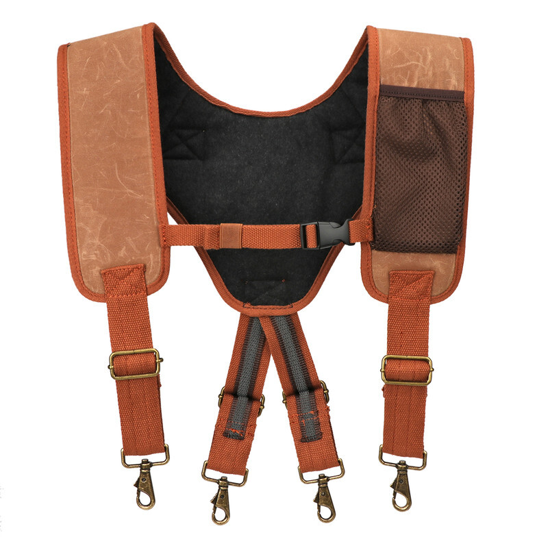 TOURBON Electrician/Carpenter/Framer Tool Contractor Vest Suspender Rig Beltbag
