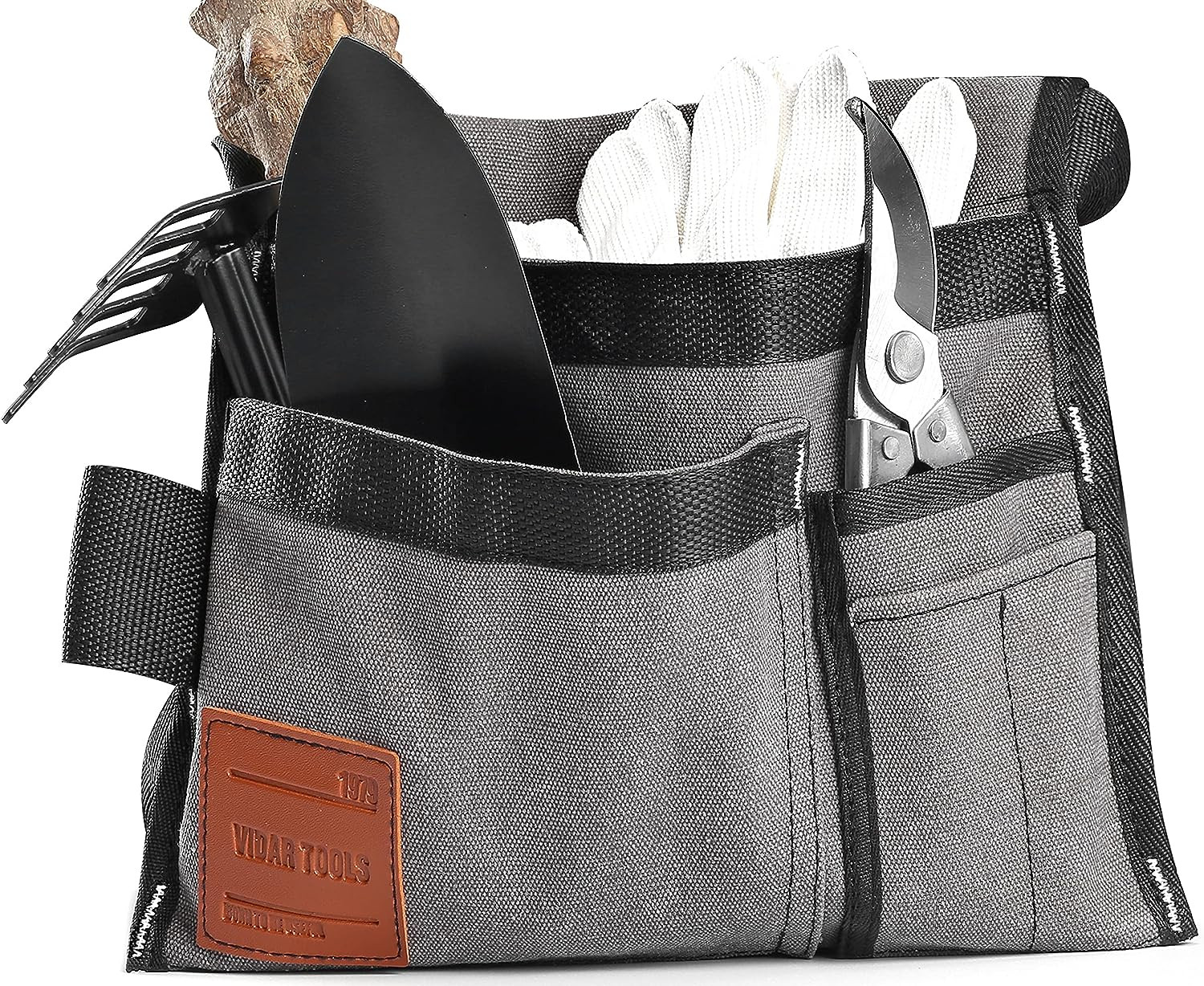 6-Pocket Single Side Tool Belt Pouch/Utility Belt Bag/Tool Apron for Constructio