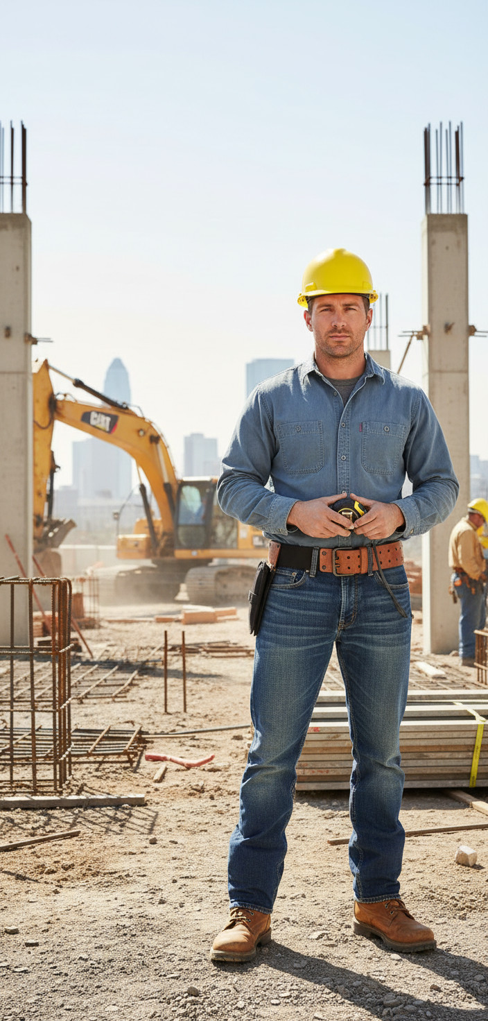 Graintex 2” Utility Leather/Polyester Work Belt For Tool Pouch