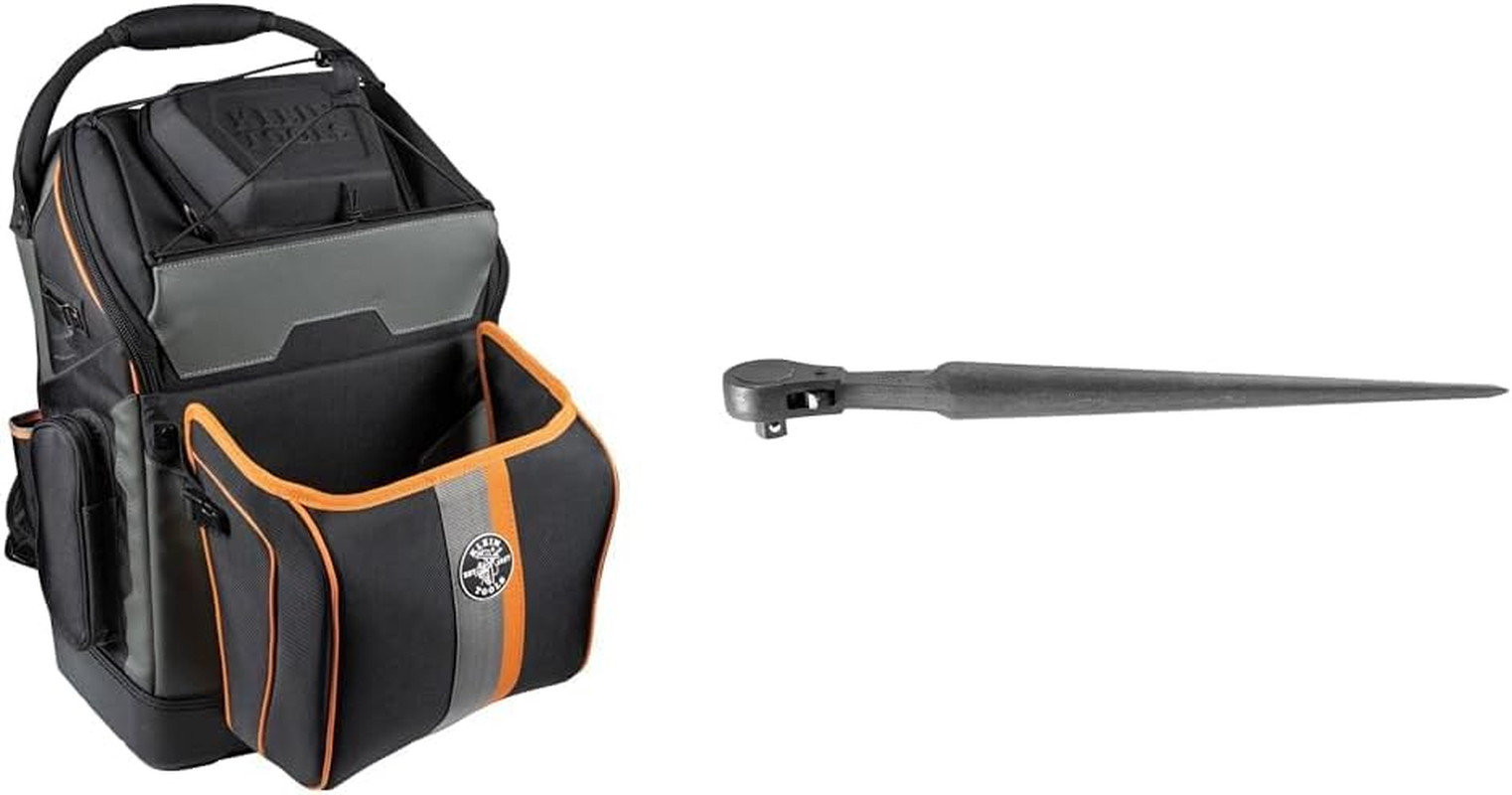 Fire Resistant Ironworker & Welder Backpack with 27 Pockets & Tools Set