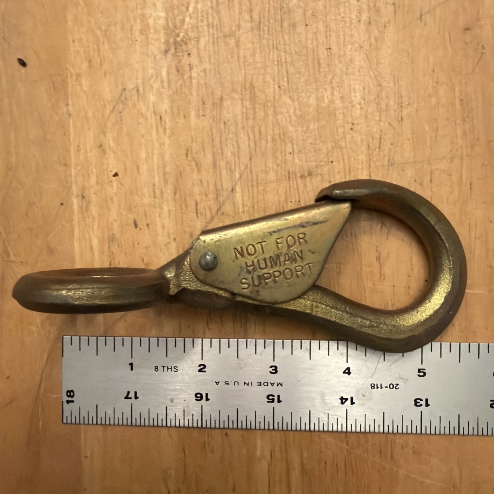 Klein 443A General Purpose Forged Snap Hook 1″ Eye, 5-1/2″ Pre-Owned $25.97 Each