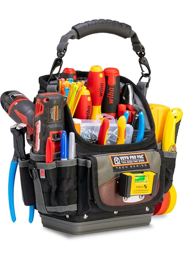 Veto Pro Pac TP6B Six Pocket Small Tool Pouch w/ Base