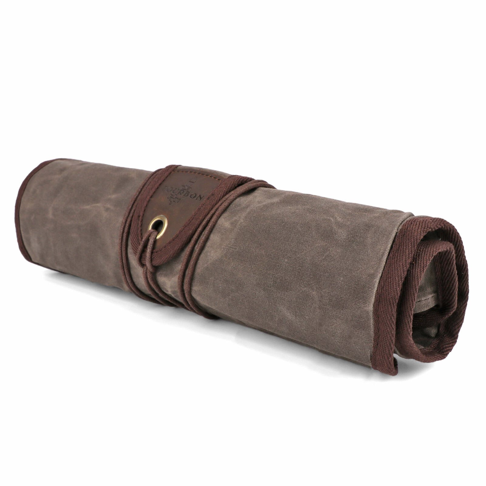 TOURBON Waxed Canvas Tool Roll Spanner Wrench Storage Pouch Chisel Gloves Pocket