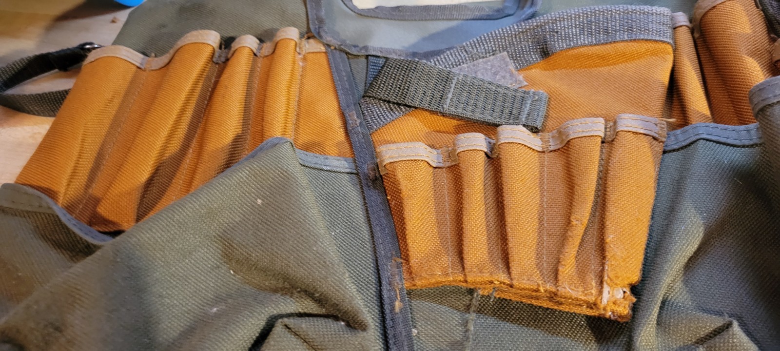 Bucket Boss Builder’s X-Large Green Brown Canvas Multi Functional Rig Tool Belt