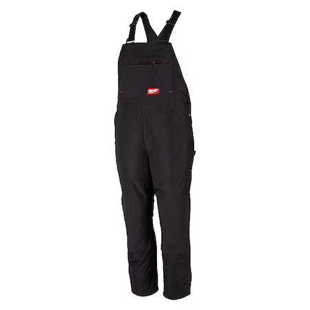 Milwaukee Tool 262B-Mr Bib Overall, Nylon, Polyester, Black, Medium Regular