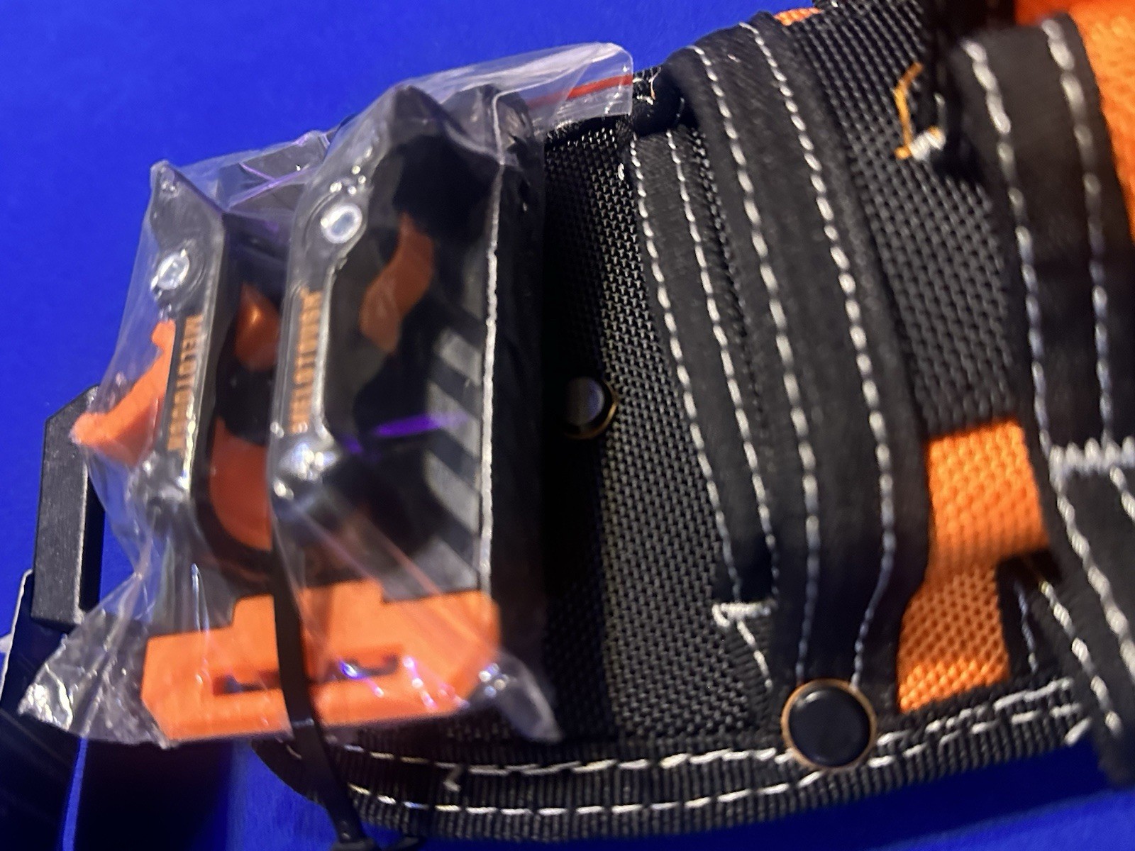 7-Pocket Technician Pouch-Small Pocket Tool Belt Pouch with Belt Clip Melotough