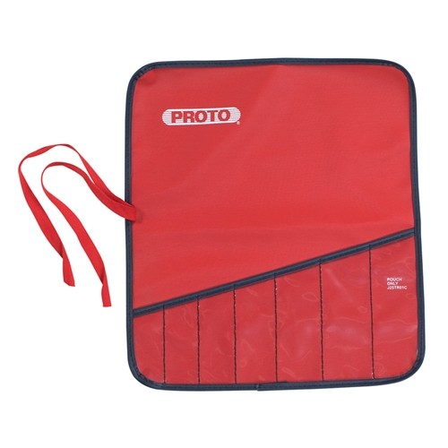 Proto J25TR30C 5-Pocket Red Canvas Tool Pouch Tie Strap Closure