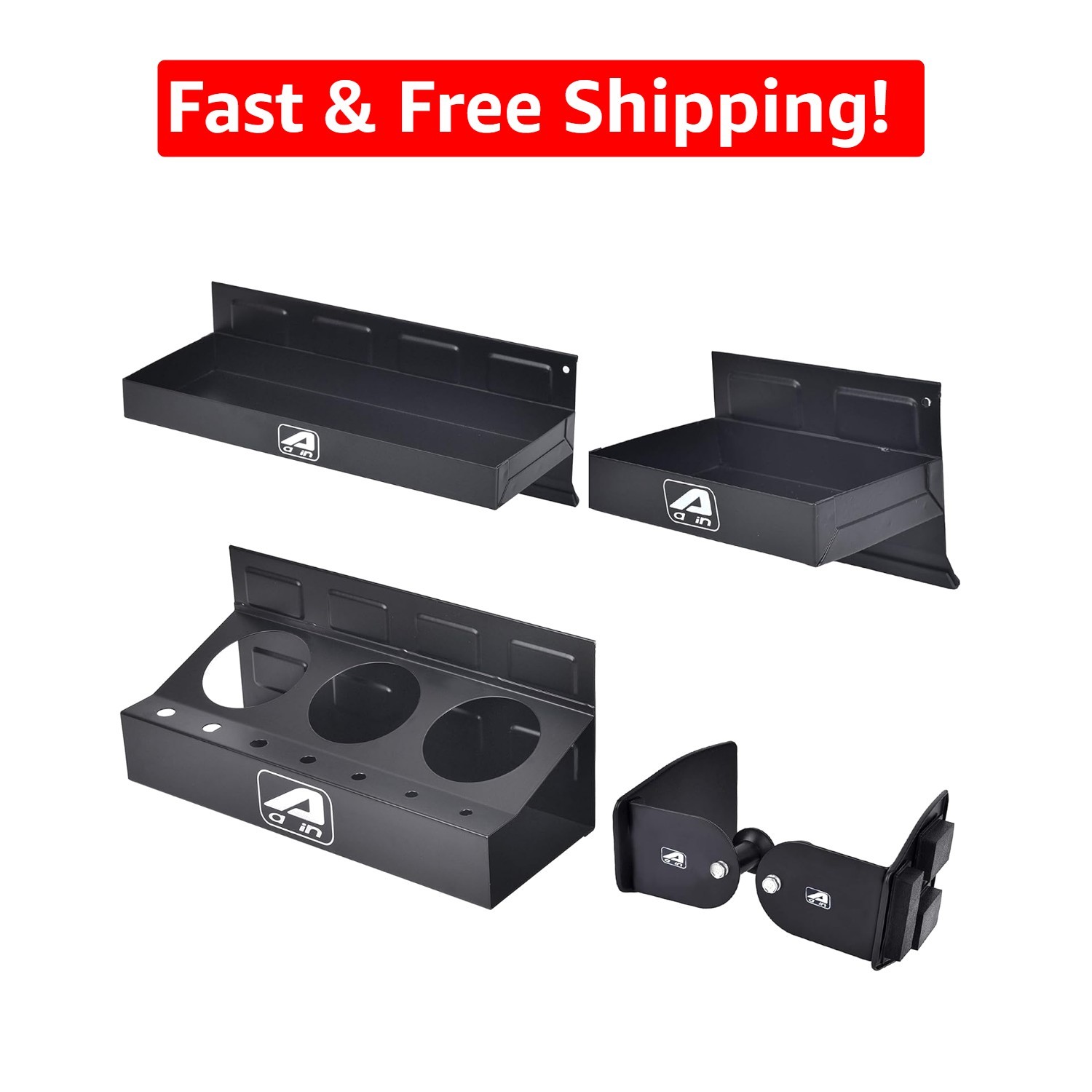Magnetic Toolbox Tray Set with Can Caddy – Perfect for Mechanic Shops & Garages