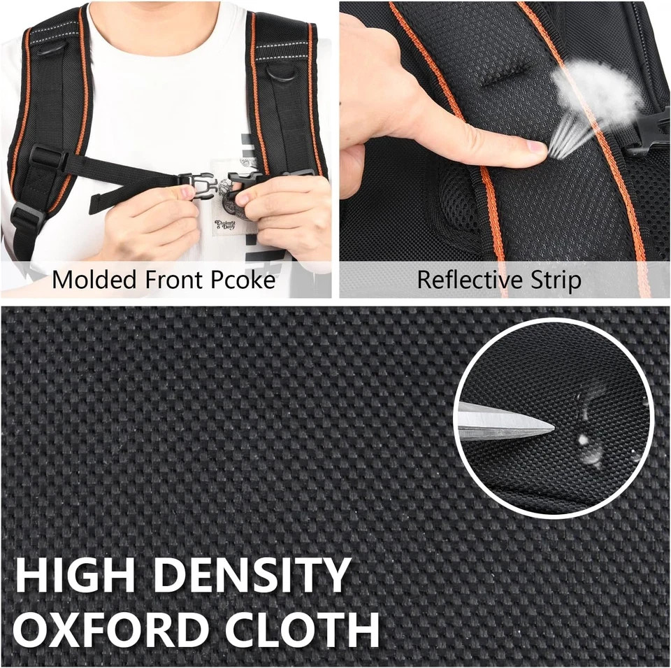 Heavy Duty Tool Backpack – Water-Resistant Organizer for Electricians