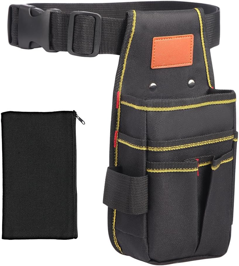 Small Tool Pouch, Small Tool Bag, Tool Pouch with Belt, Industrial Grade Thicken