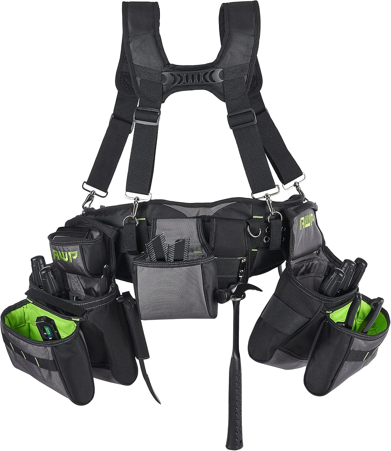 Tool Belt Tool Rig, Durable Premium Utility Belt Organizer for Men & Women, Util