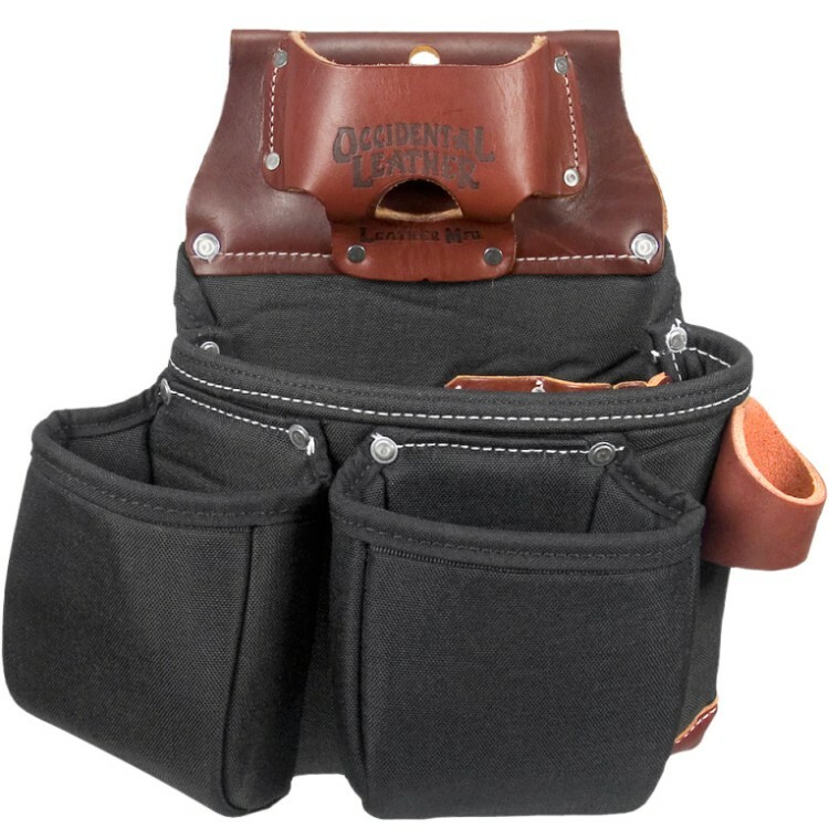 Occidental Leather Black Oxy Light 3 Pouch Tool Bag