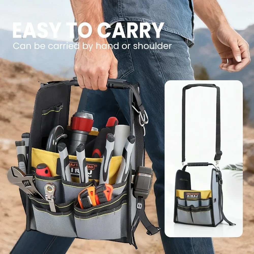 houlder carrying Open ToolBag, Multi-function Tote Large Bag, Toughbuilt