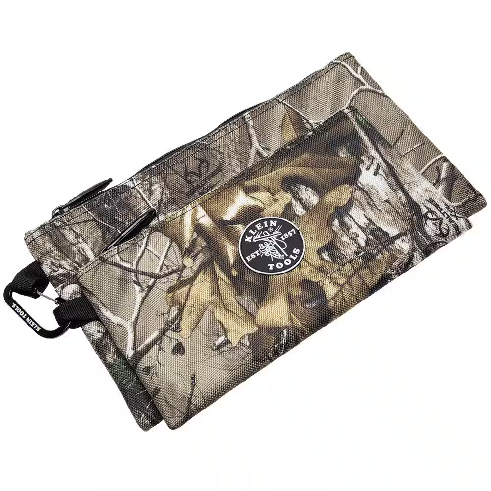 Klein Tools Camo Zipper Bags 2-Pack