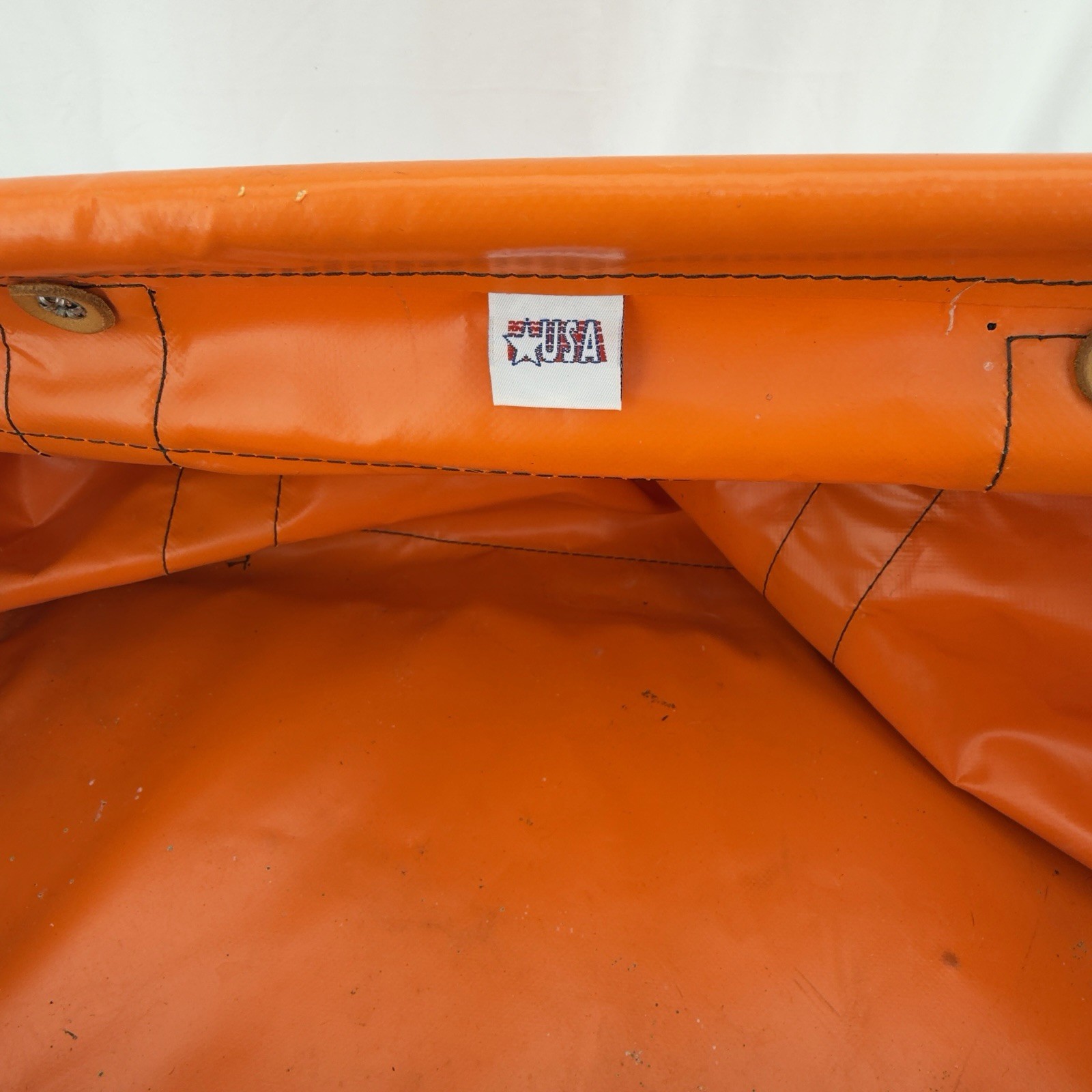 KlKlein 5180 Extra Large Orange Vinyl Equipment Tool Bag USA Made