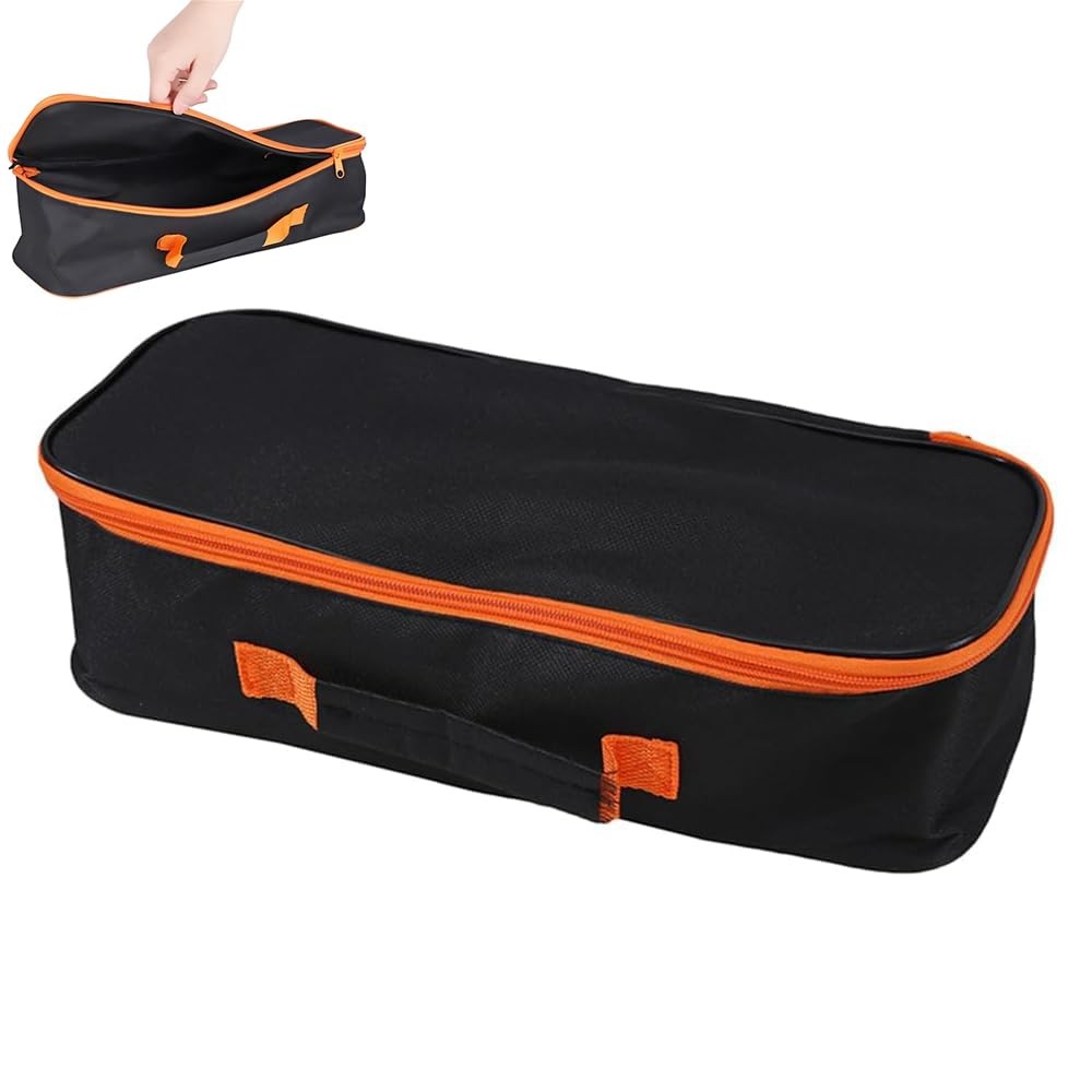 Open Top Tool Tote,Wide Mouth Open Power & Hand Tools Bags Organizer for Men Wom