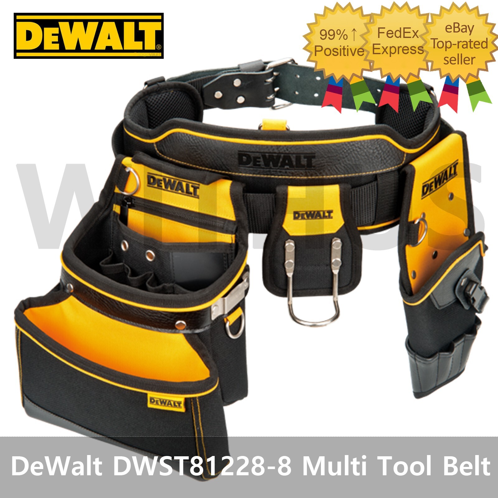 DeWalt DWST81228-8(DWST1-75552) Heavy Duty Multi Purpose Tool Belt Storage Pouch