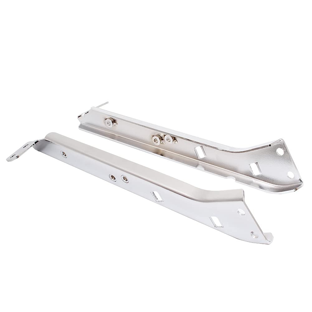 Chrome Saddlebag Rail Support Bracket Left & Right Side Fit for Harley Touring F