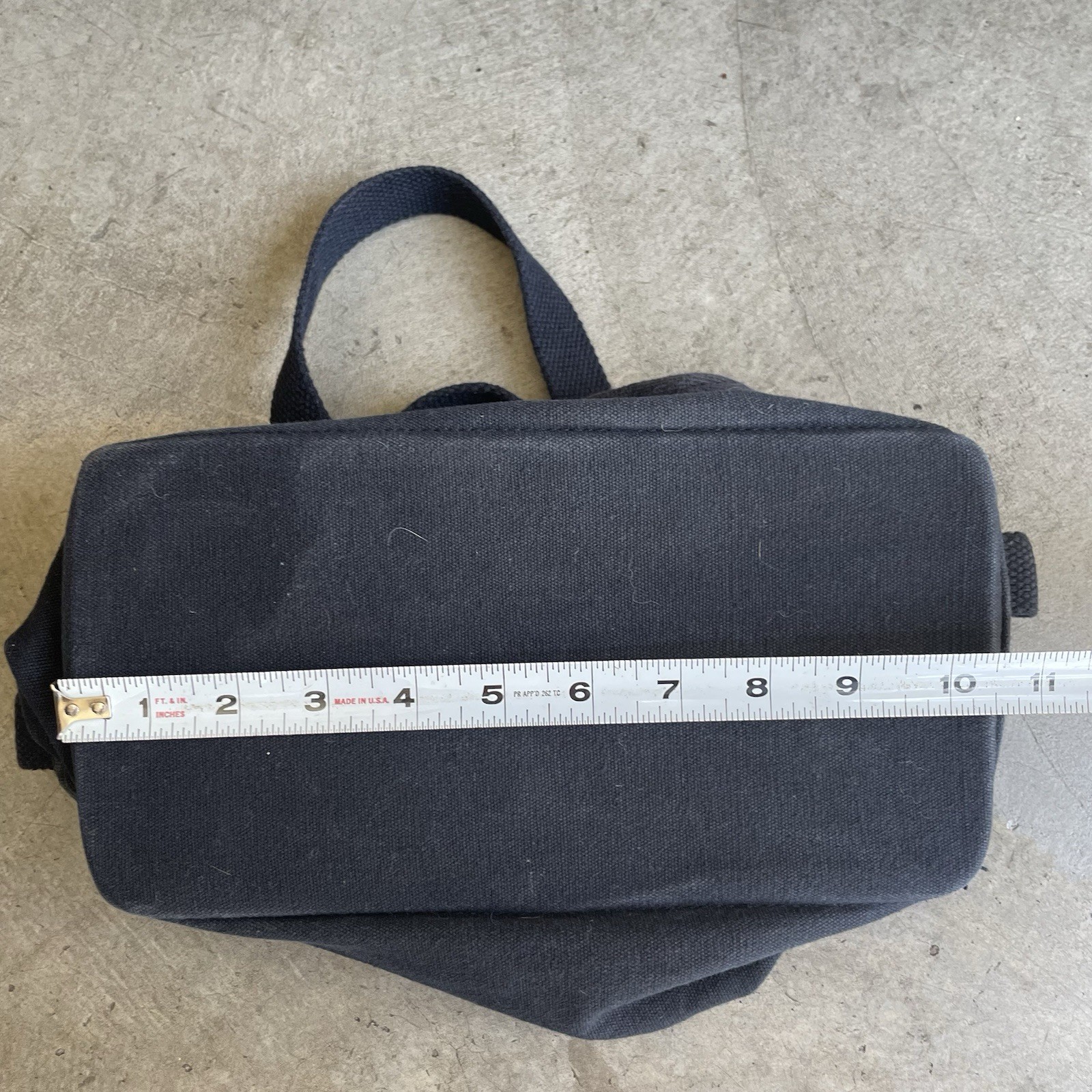 Lot of 2 Black Canvas Mechanics Military Style Tool Pouch Bags