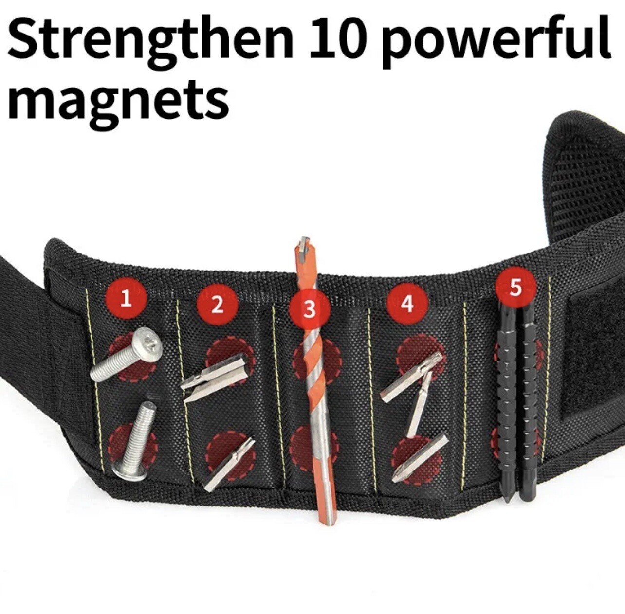 Magnetic Wristband Portable Tool Electrician Bag Wrist Belt Bracelet For Repair