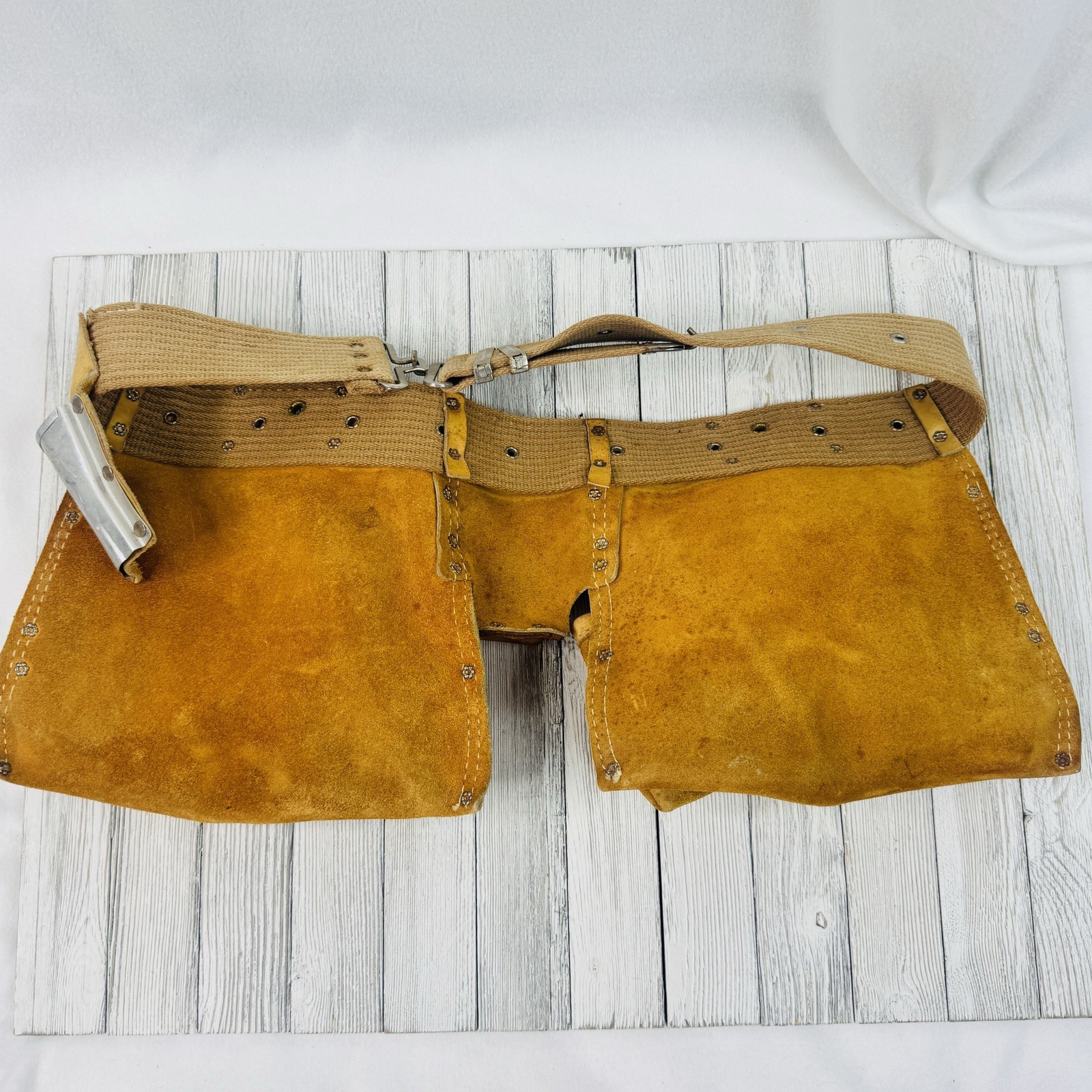 Nicholas Tool Belt – 427X Work Gear Split Top Grain Cowhide Leather MADE USA