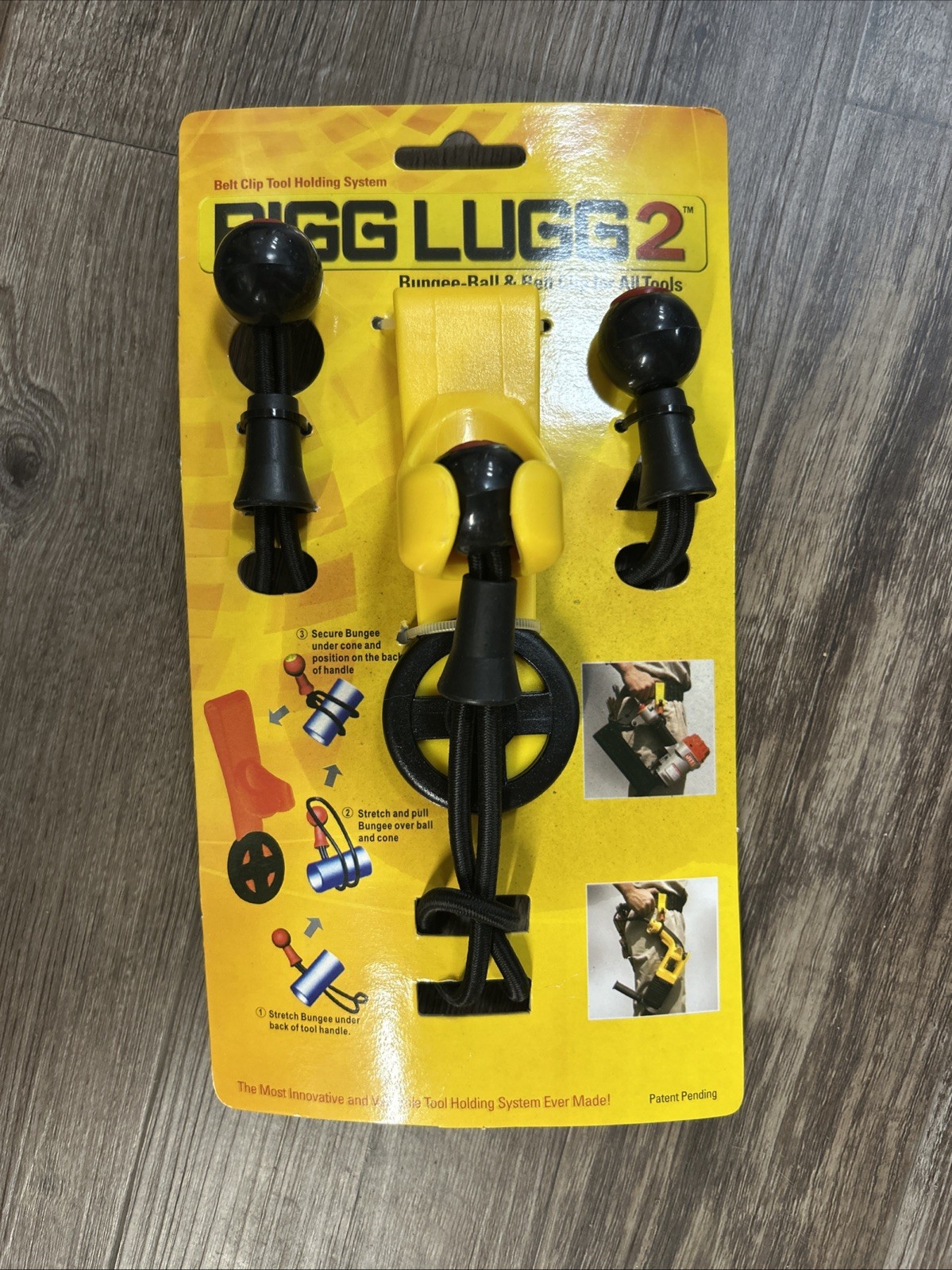 Bigg Lugg BL2-3BM 2 Belt Clip Tool Holding System with 3 Bungee-Balls