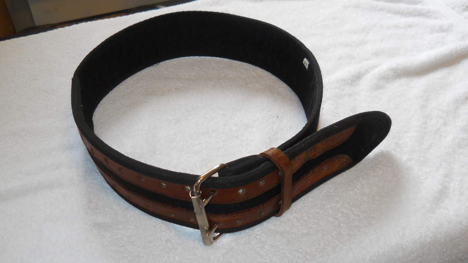 Cal Hawk Tool Belt Medium Nylon and Leather