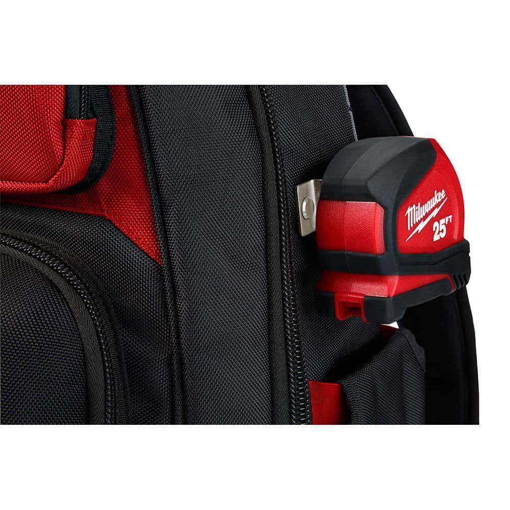 Jobsite Tool Backpack 48 Pockets Hard Molded Base with 6 Piece Screwdriver Set