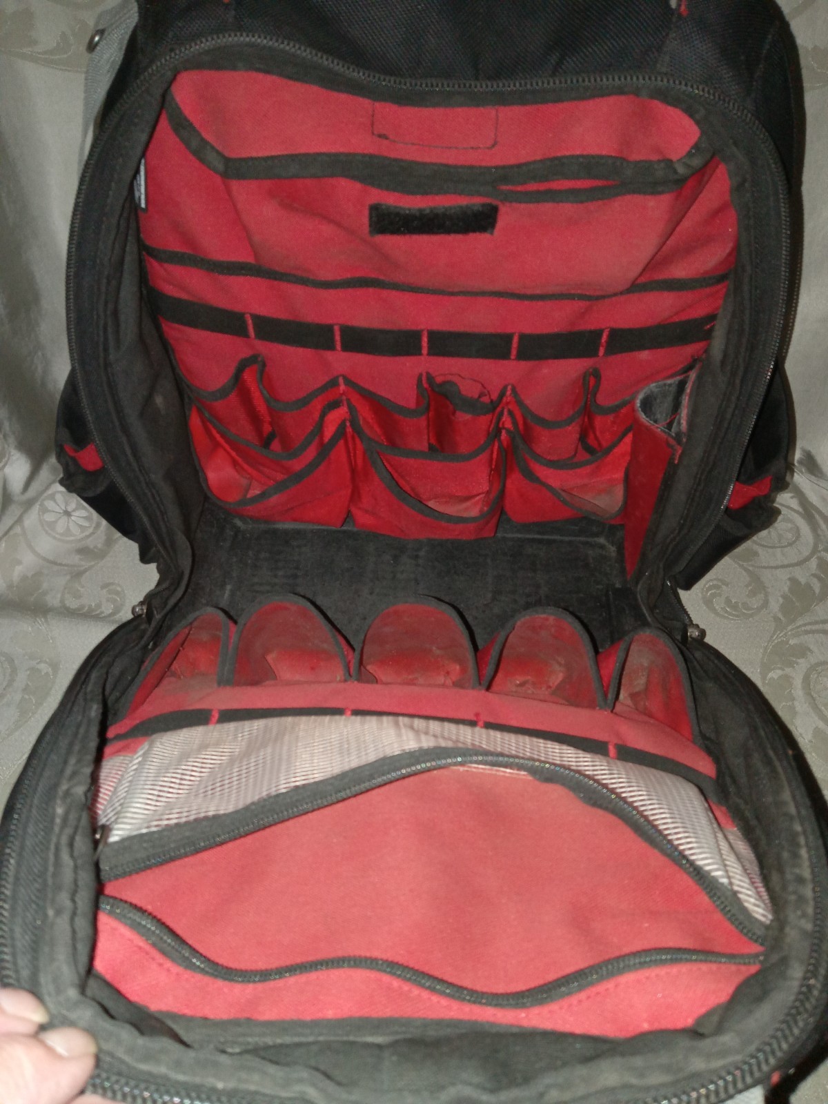 Milwaukee 48-22-8301 PACKOUT Impact Resistant Polymer Backpack, 48 Pockets
