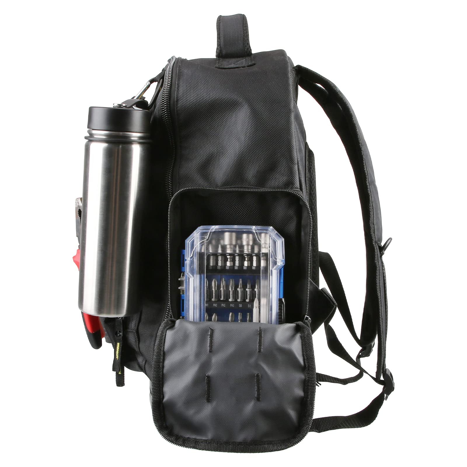 Olympia Tools Tool Backpack Moulded Waterproof Base Padded Shoulder Straps