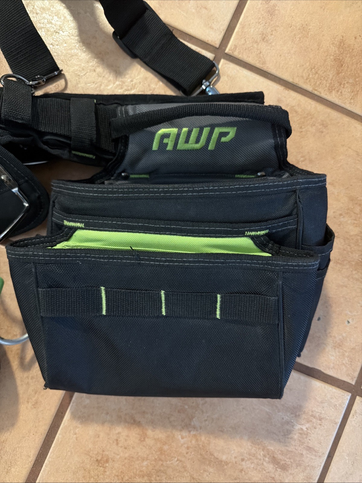 AWP Tool Belt Tool Rig, Durable Premium Utility Belt Organizer for Men & Women,