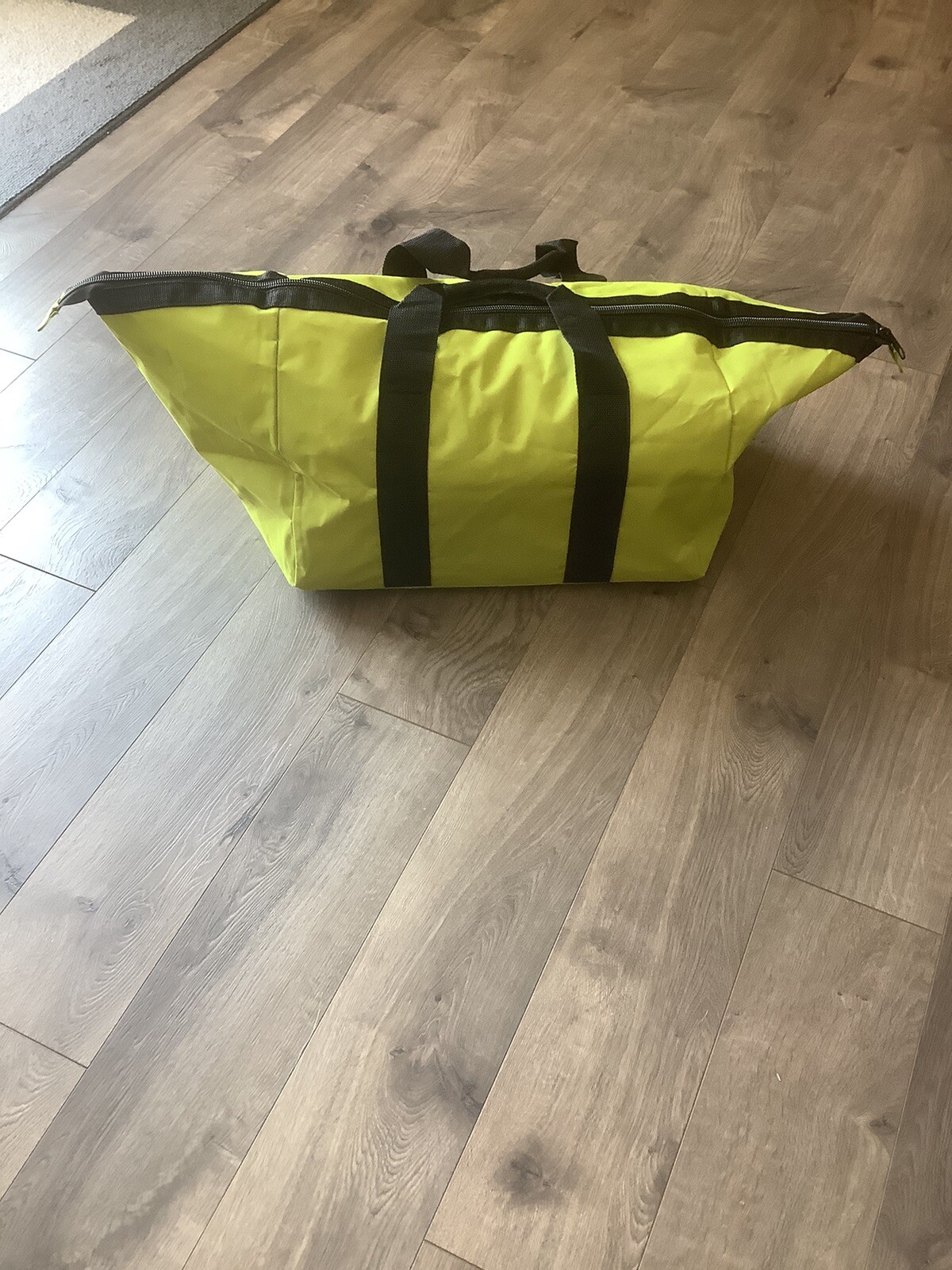 Ryobi 18X12X14 Contractors Heavy Duty Canvas Tool Bag Wide Mouth New (C1)