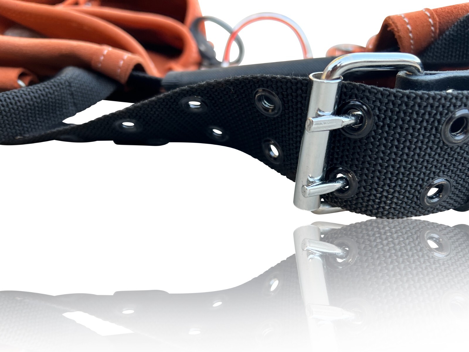 Professional Grade Heavy Duty Suede Leather Framer Roofer Belt with Handles